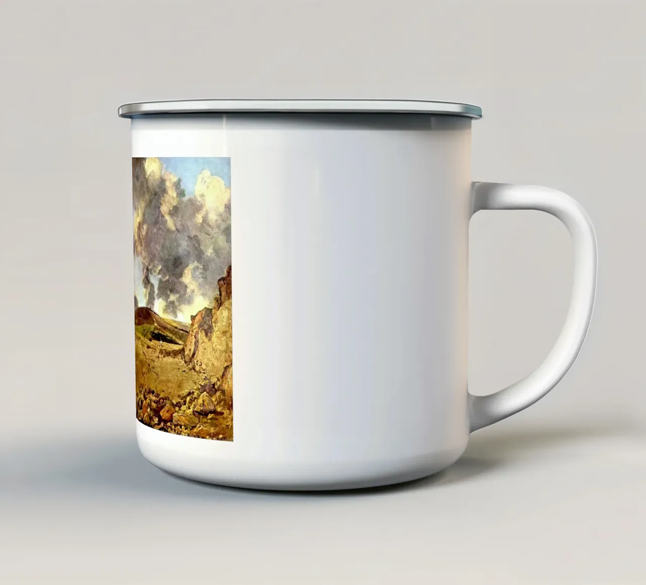 John Constable Arte tazza in smalto da Brooke
