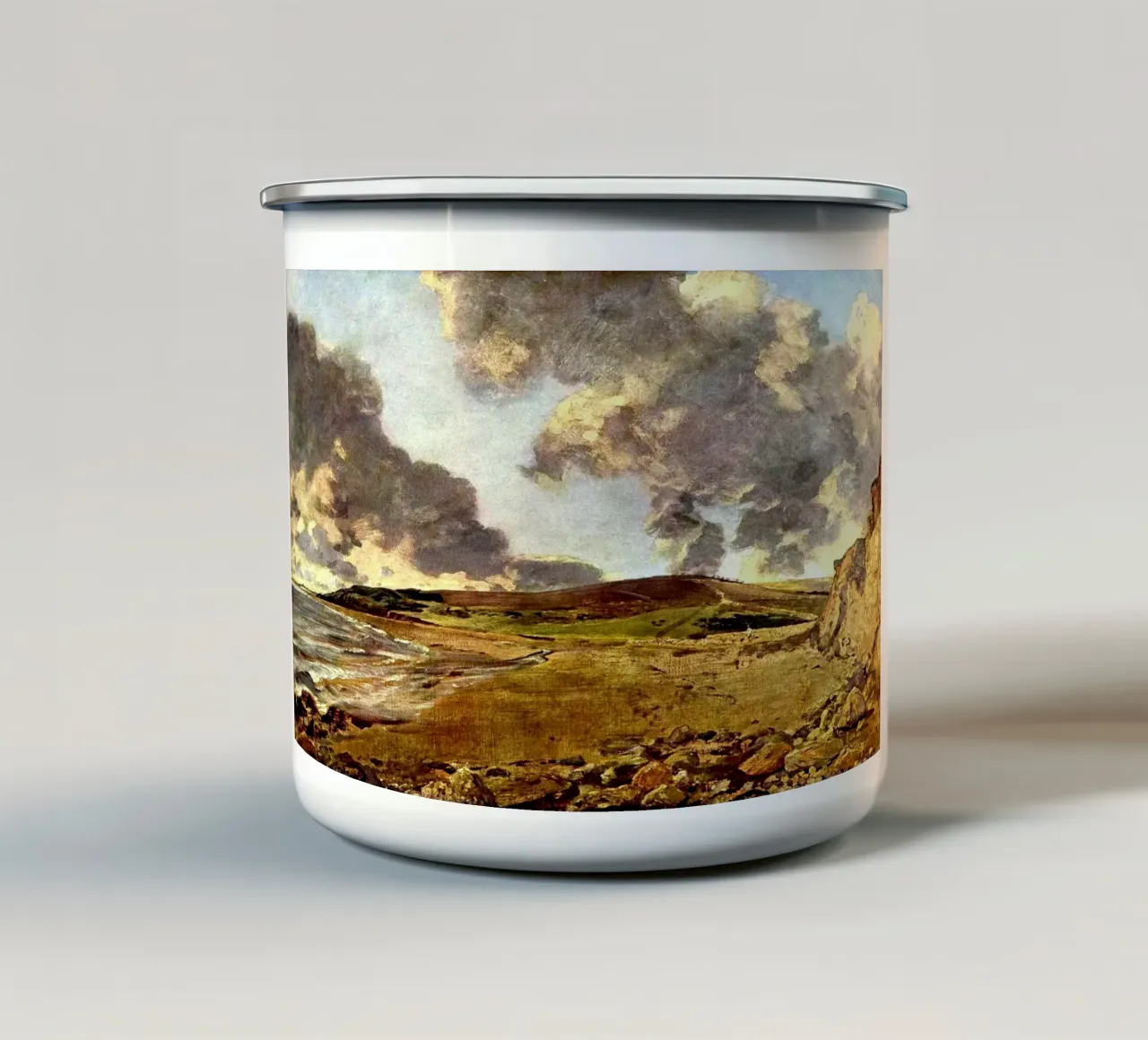John Constable Arte tazza in smalto da Brooke