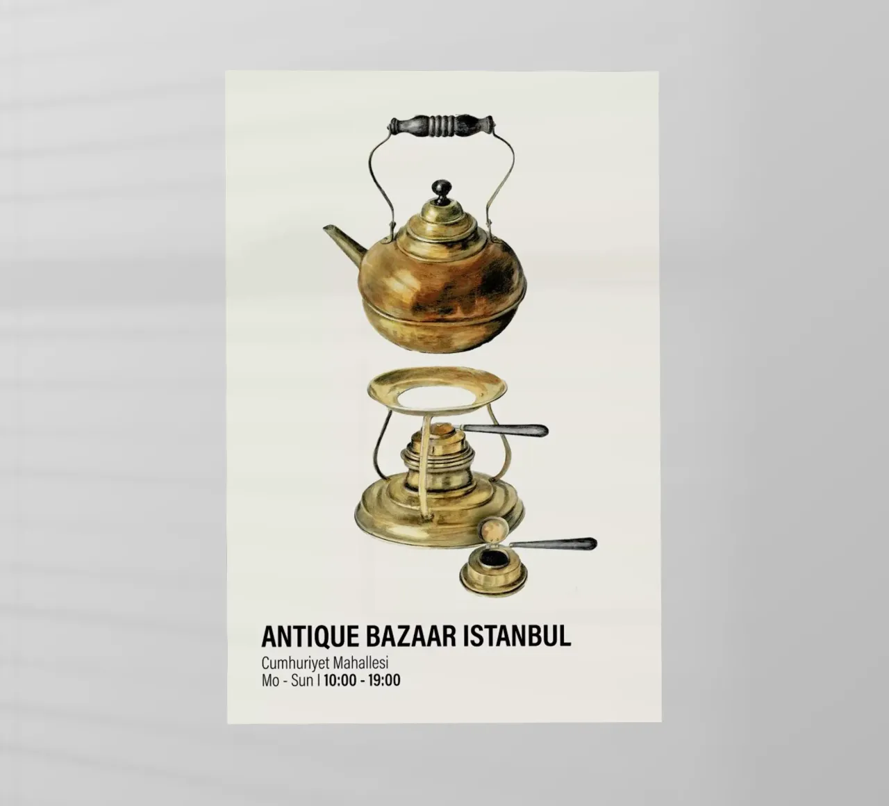 Antique Bazaar Istanbul 1 pellicola backlit da Vintage by JUNIQE