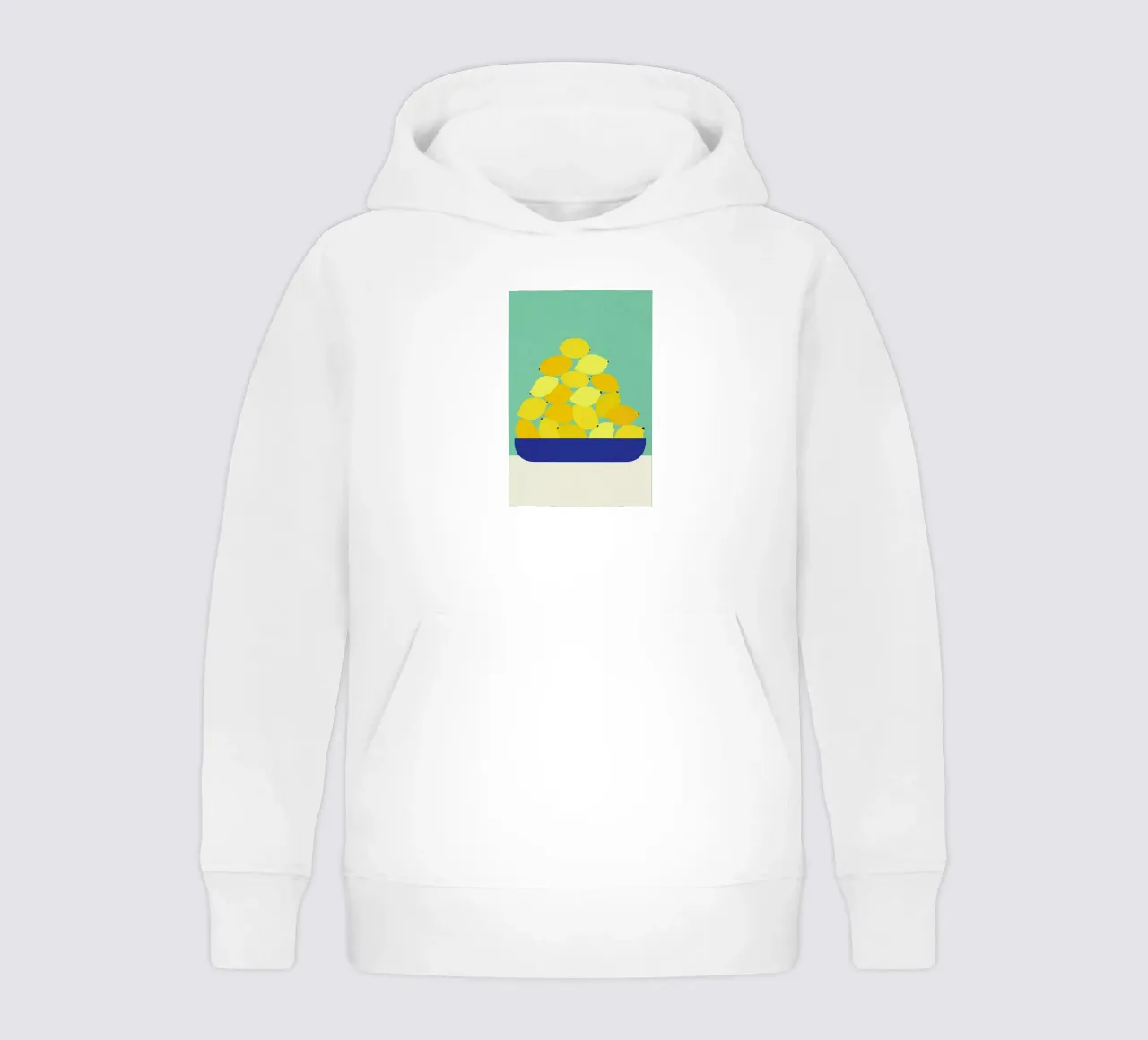 Sicily Lemons felpa bambino con cappuccio da Rosi Feist