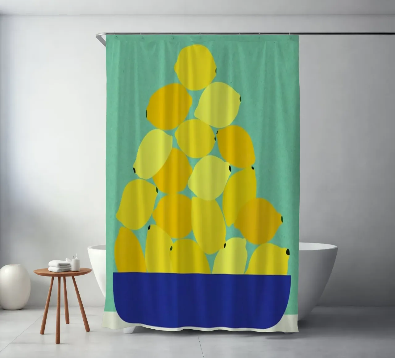 Sicily Lemons tenda da doccia da Rosi Feist