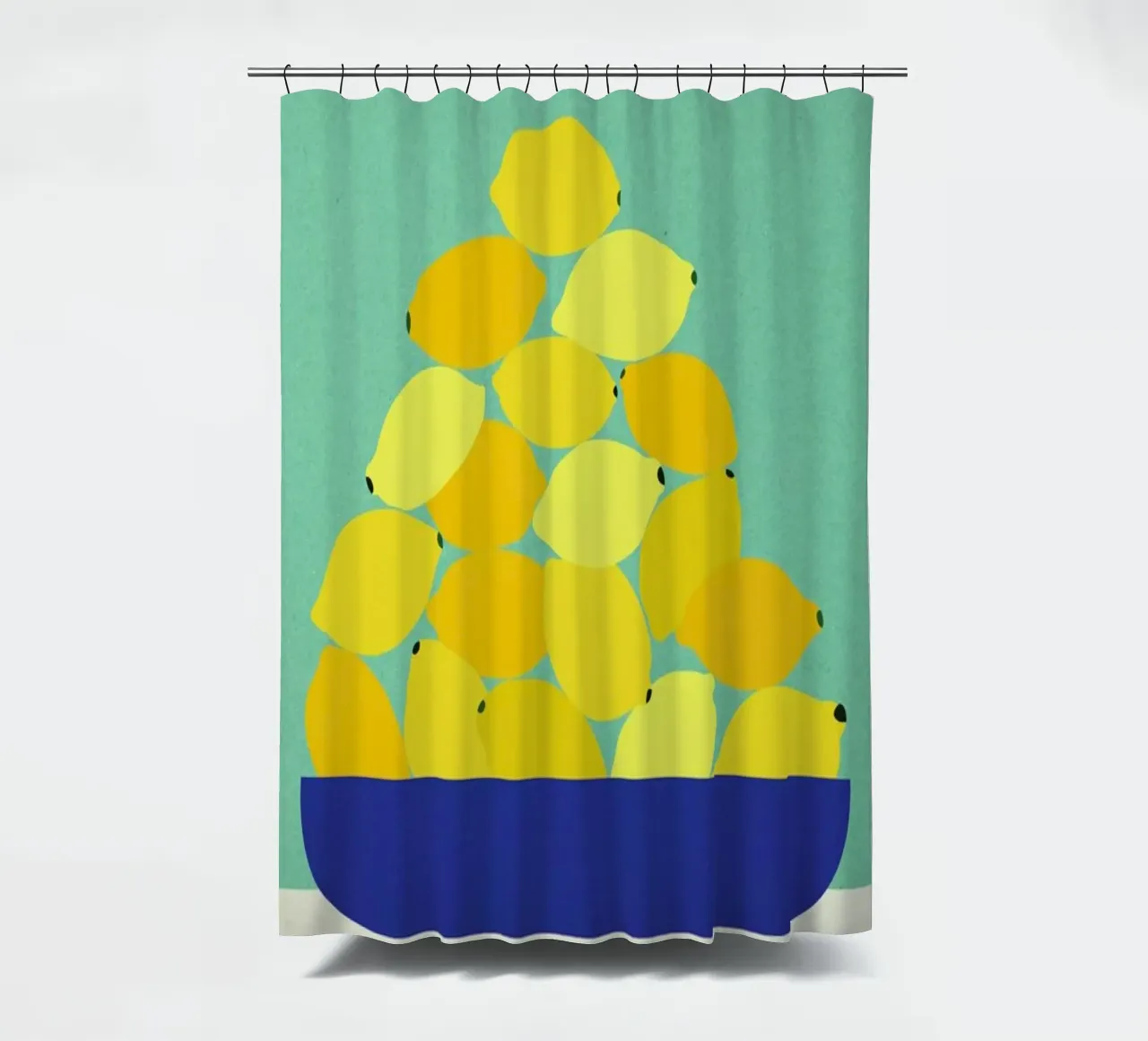 Sicily Lemons tenda da doccia da Rosi Feist