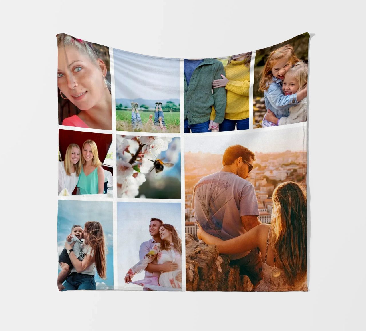 Fotocollage • 11 Bilder • Quer fleecedeken van Bildschön | Fotocollagen