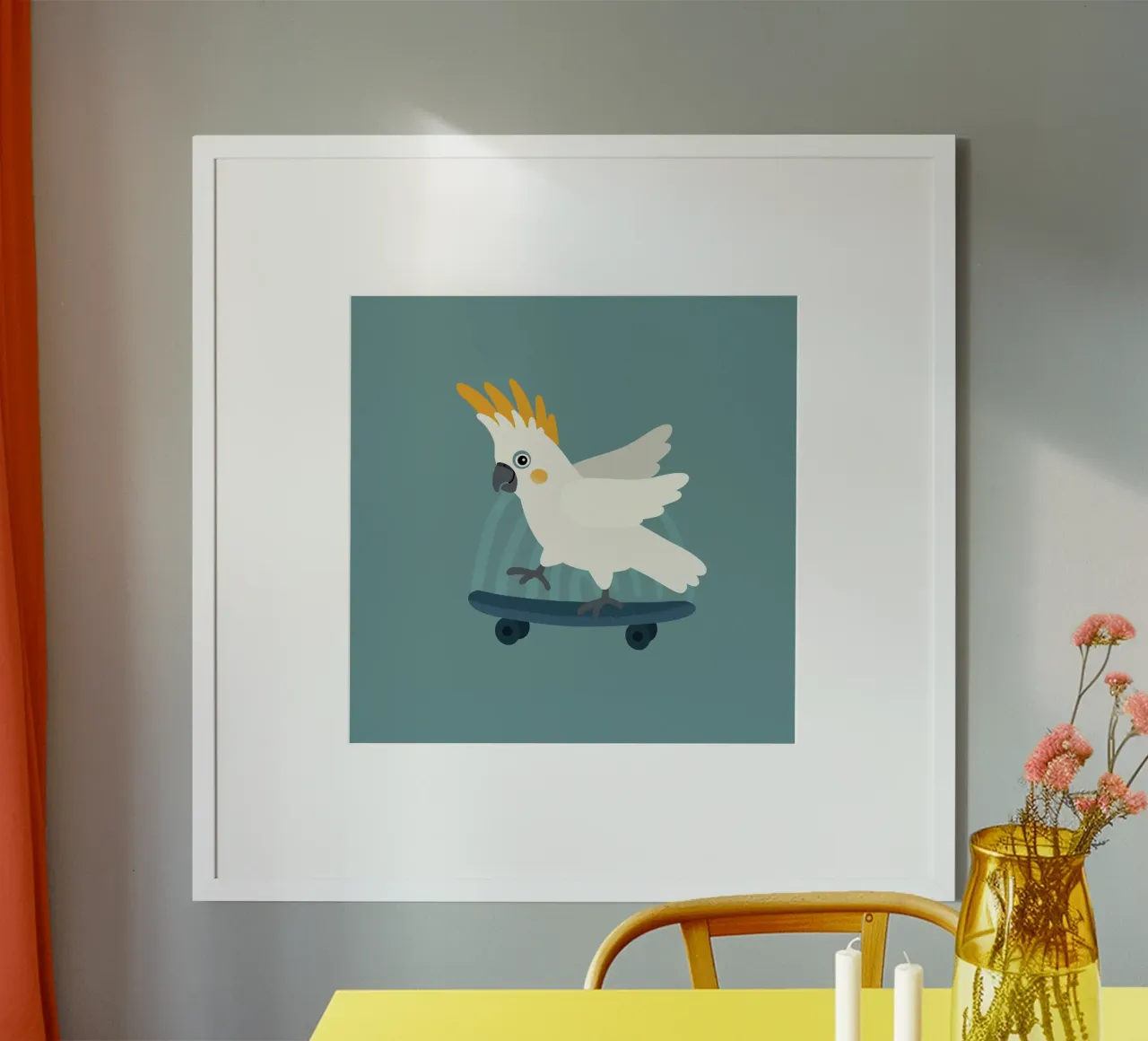 Pattinatore Kakadu 3 poster da Julia Reyelt