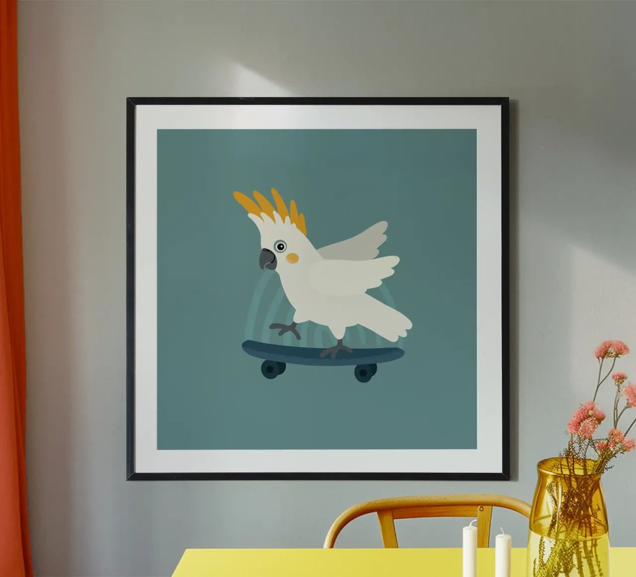 Pattinatore Kakadu 3 poster da Julia Reyelt