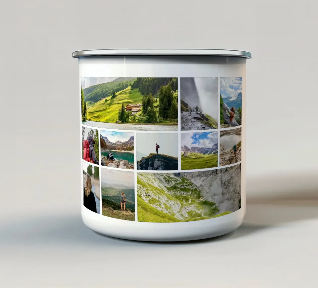 Fotocollage • 11 Bilder • Quer tazza in smalto da Bildschön | Fotocollagen