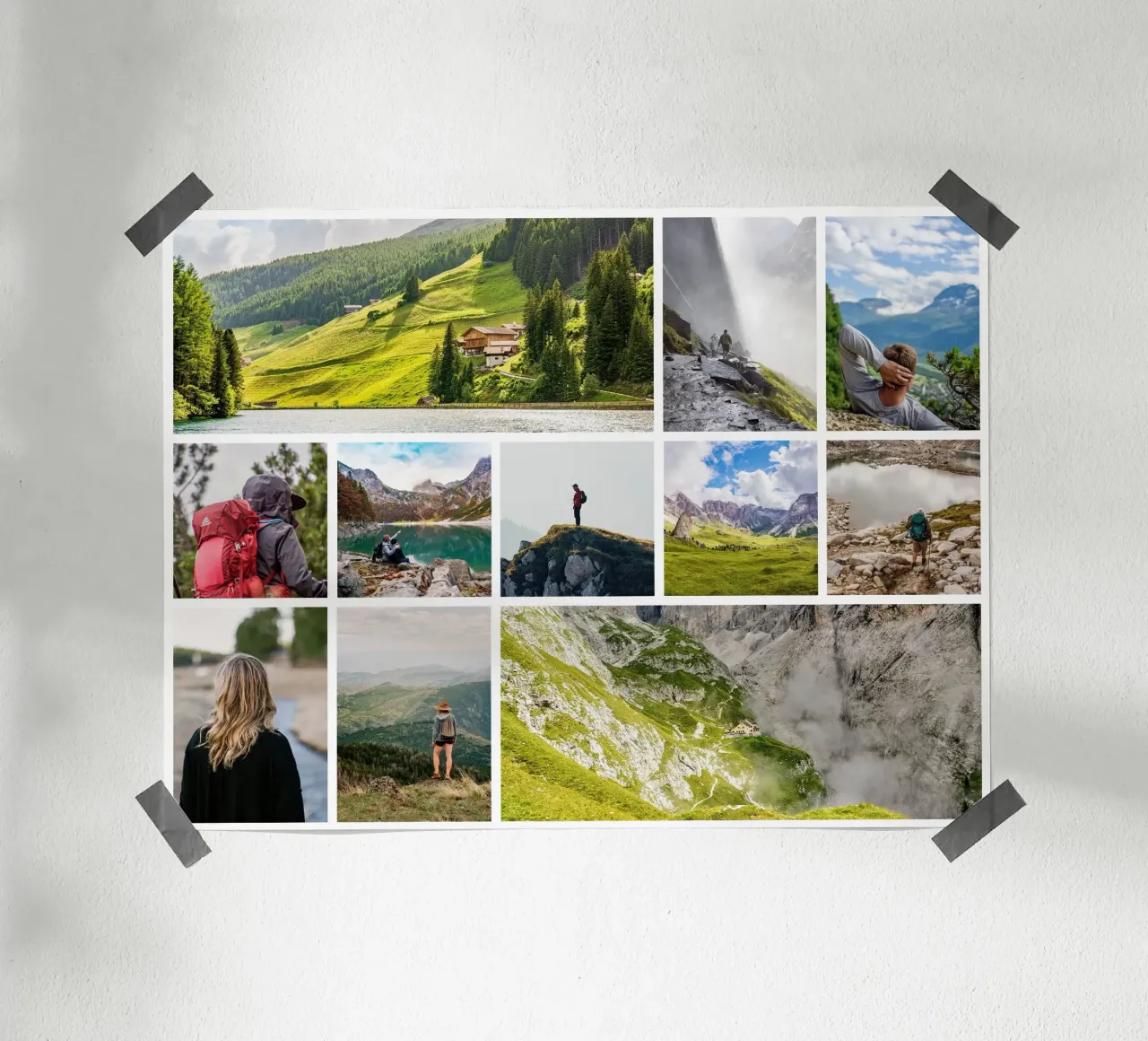 Fotocollage • 11 Bilder • Quer poster da Bildschön | Fotocollagen