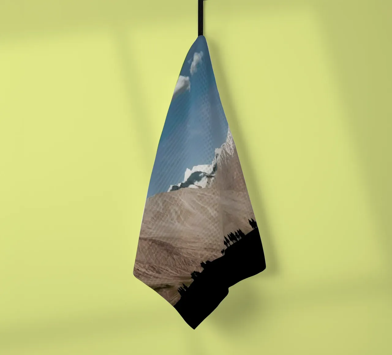 Setting Out tea towel by METROPOLIS