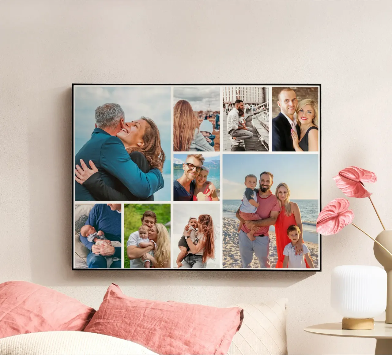 Photo collage - 9 pictures - landscape acrylic glass by Bildschön | Fotocollagen