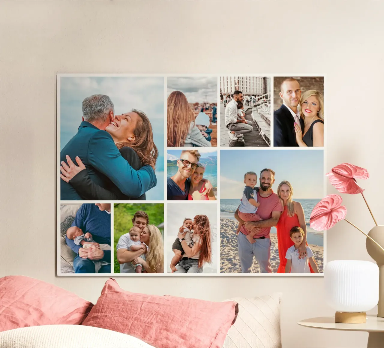 Photo collage - 9 pictures - landscape poster by Bildschön | Fotocollagen