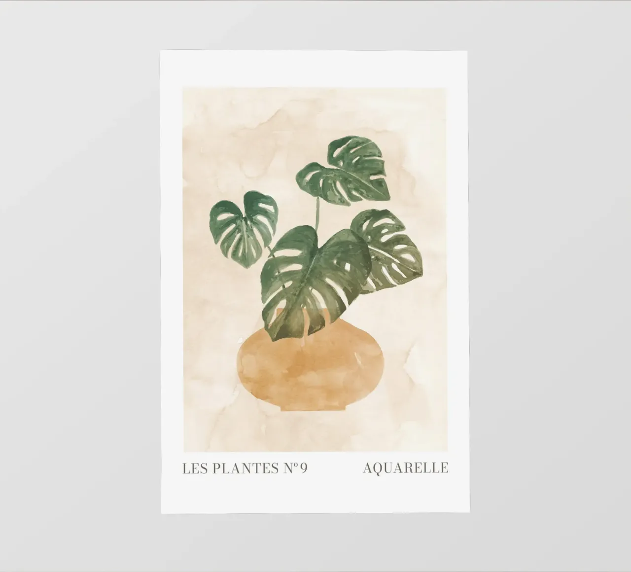 Piante nº 9 pellicola backlit da NouveauPrints