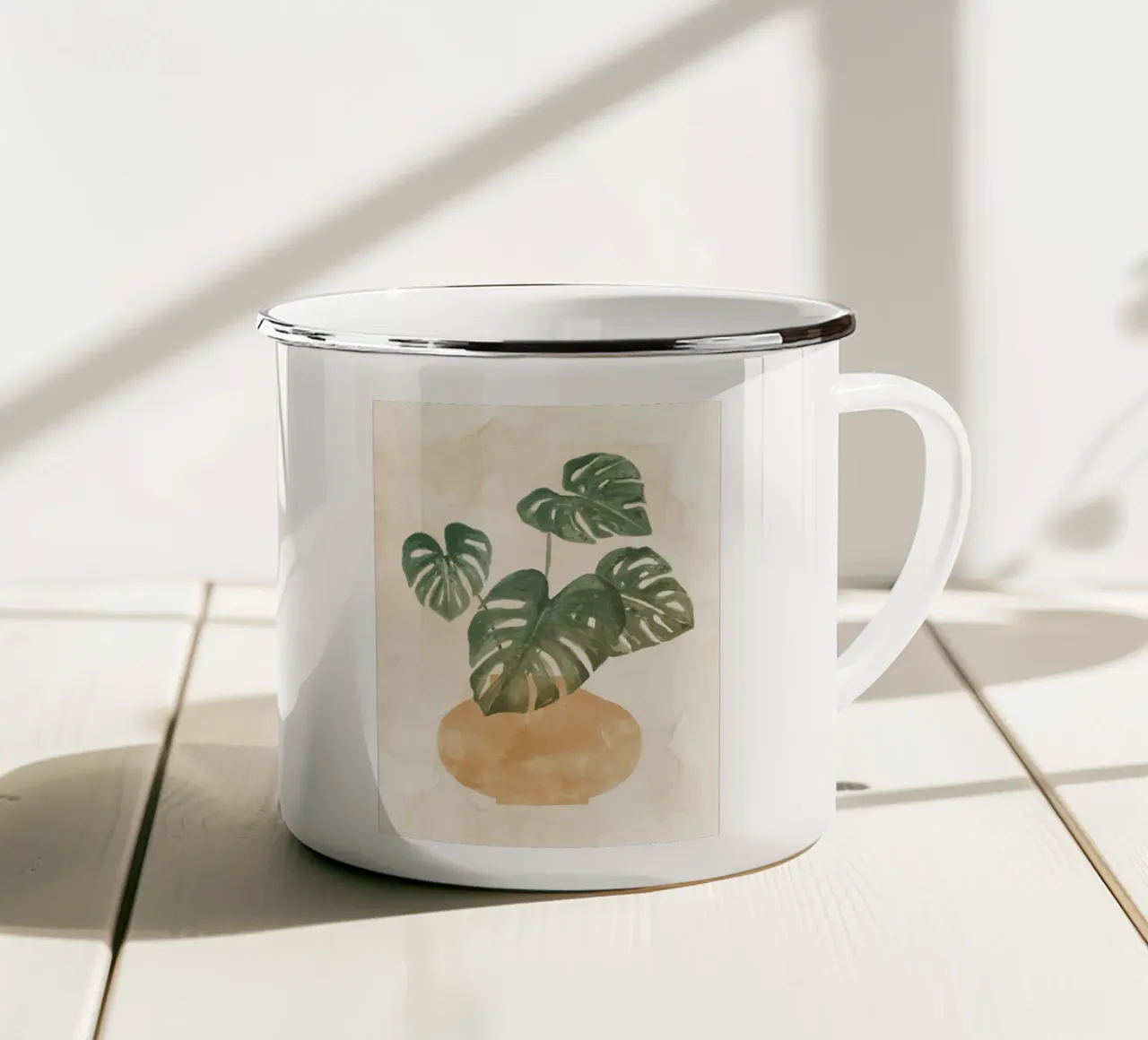 Piante nº 9 tazza in smalto da NouveauPrints
