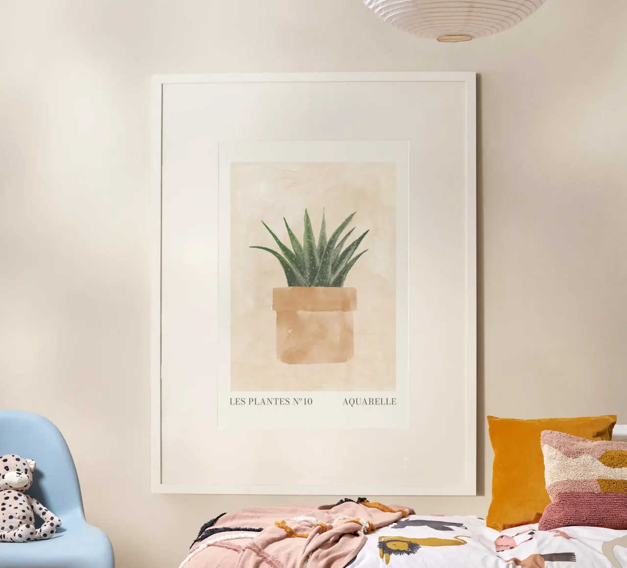 Le piante n. 10 poster con telaio in legno da NouveauPrints