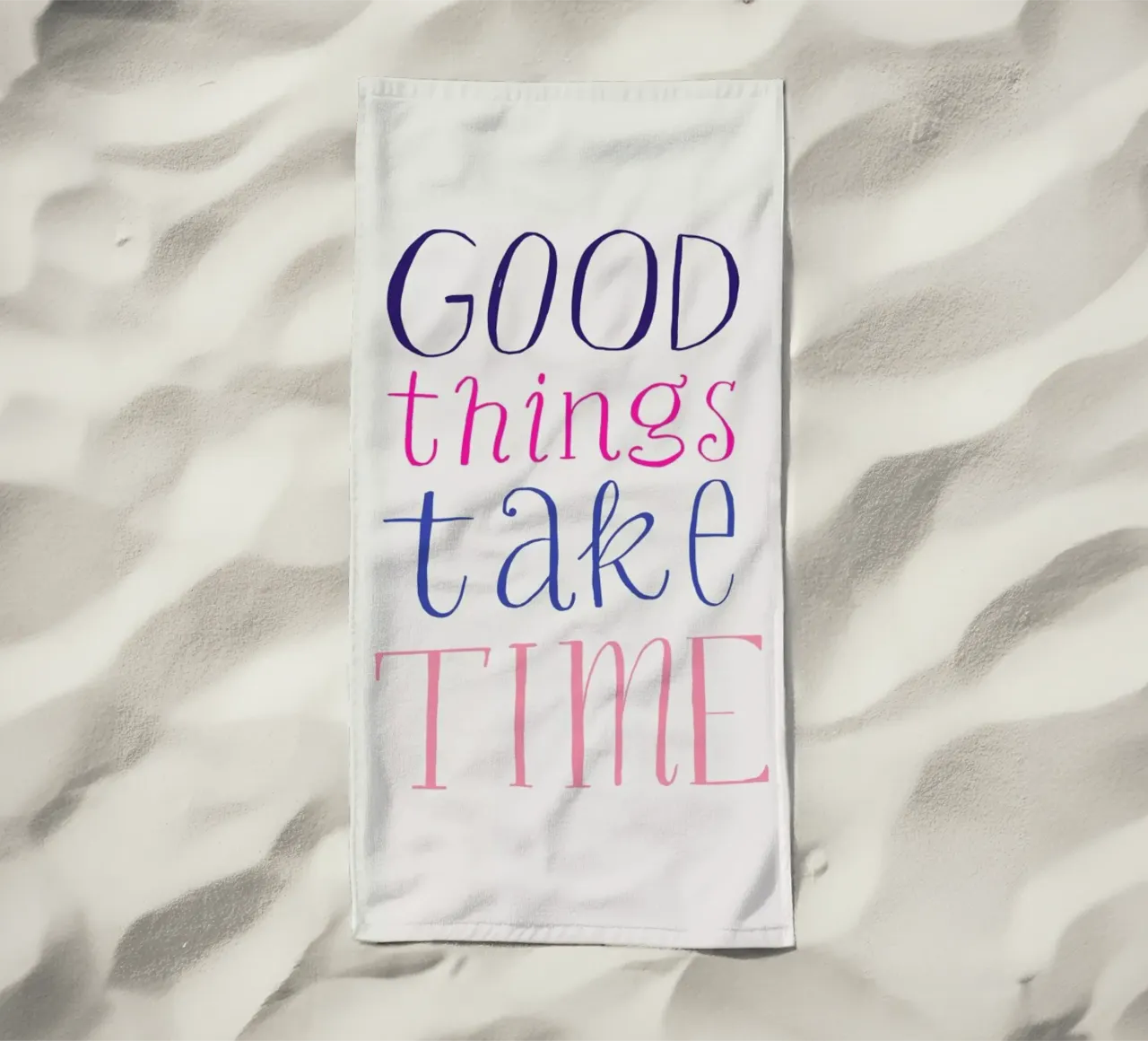 Good things take time telo mare da Pure