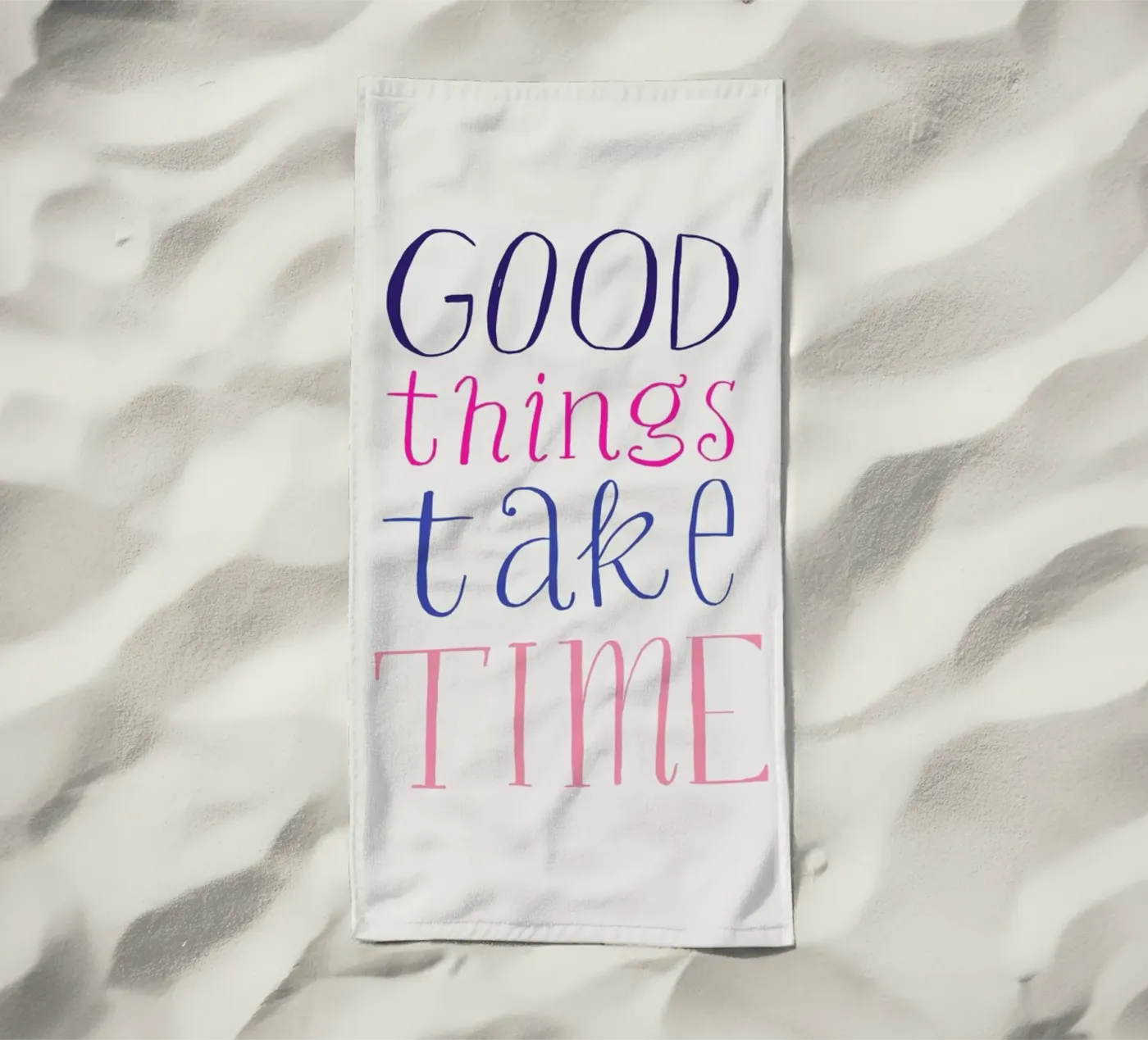Good things take time telo mare da Pure