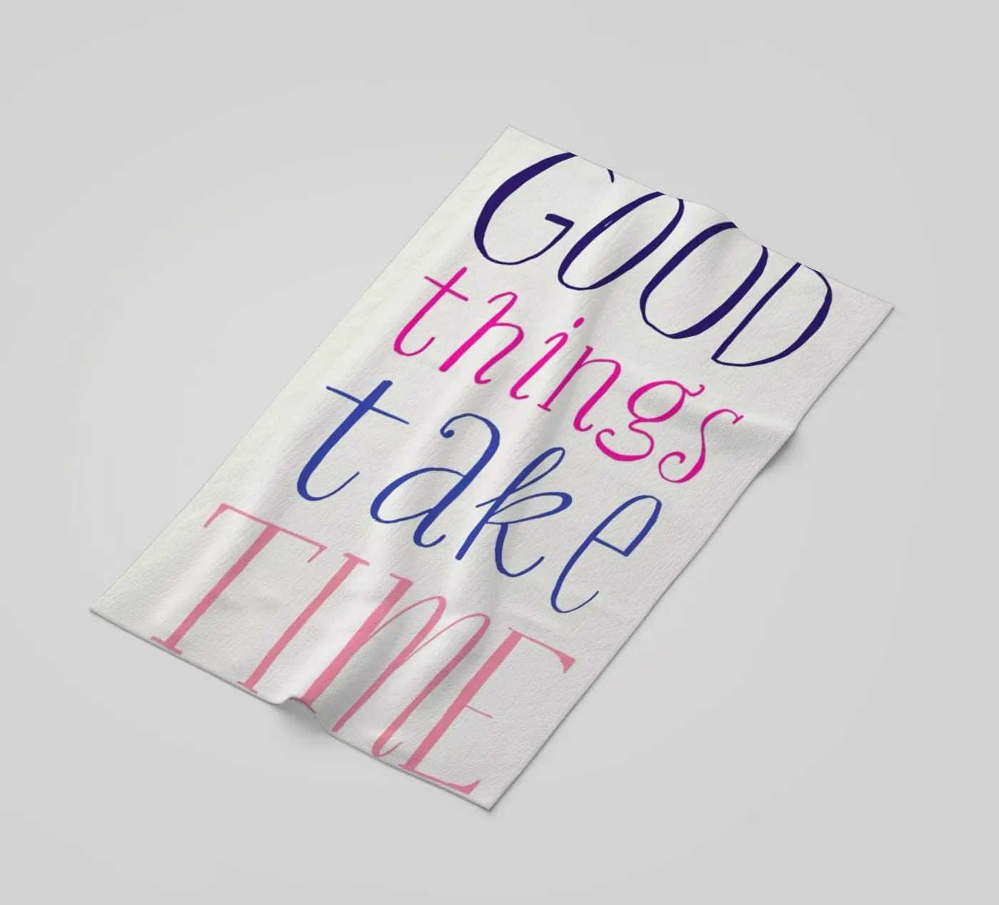 Good things take time telo mare da Pure