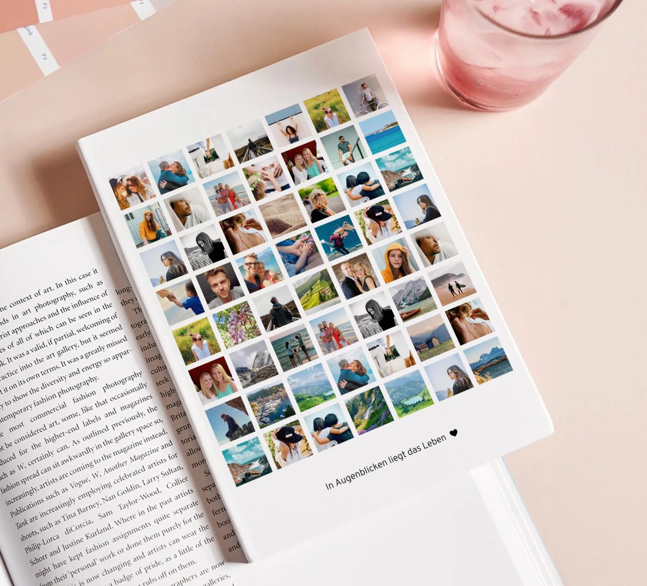 Fotocollage • 56 Bilder • In Augenblicken liegt das Leben Notizbuch von Bildschön | Fotocollagen
