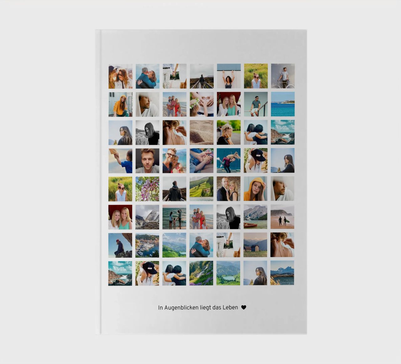 Fotocollage • 56 Bilder • In Augenblicken liegt das Leben Notizbuch von Bildschön | Fotocollagen