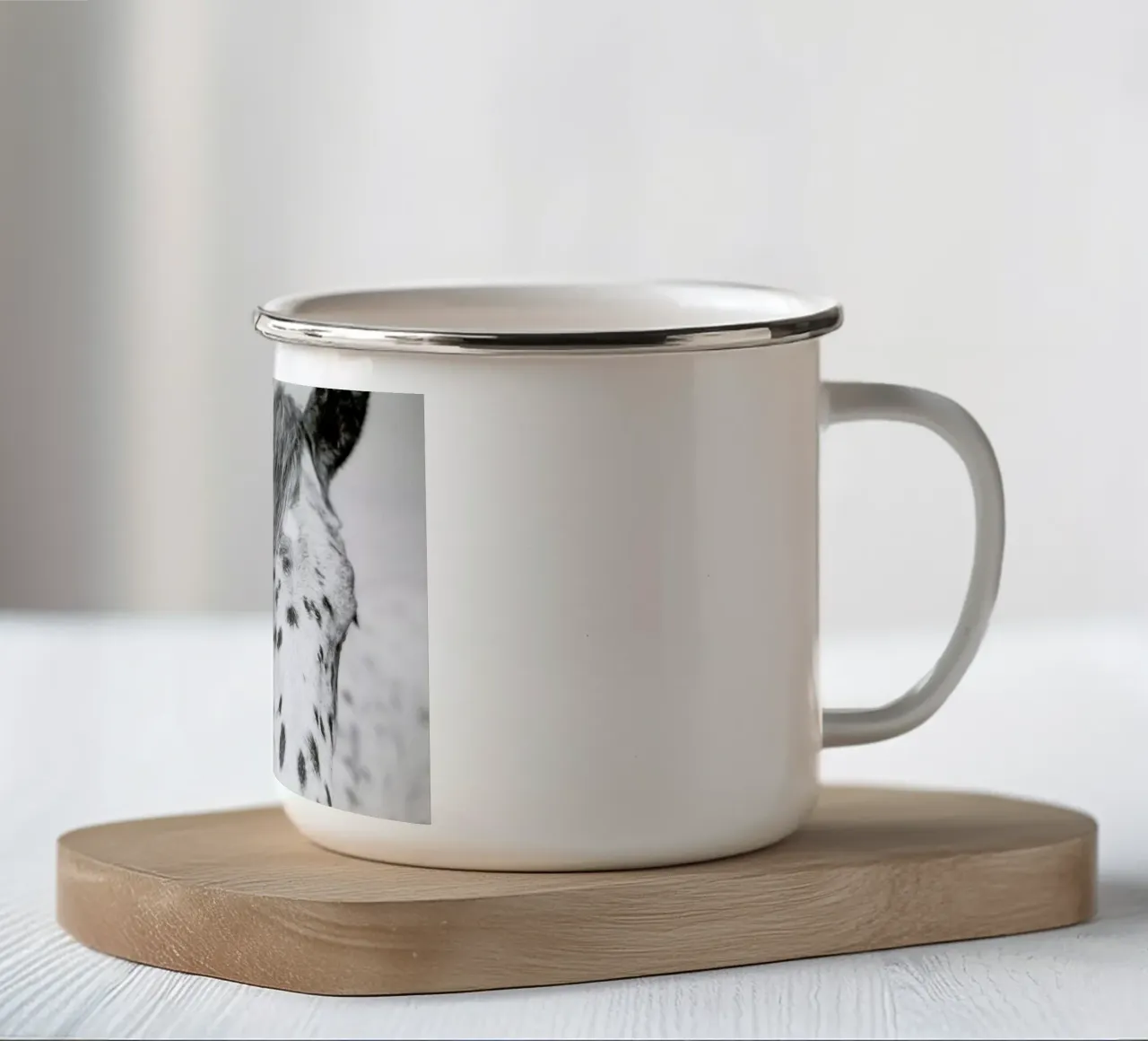 Kleiner Onkel tazza in smalto da Nur Mut