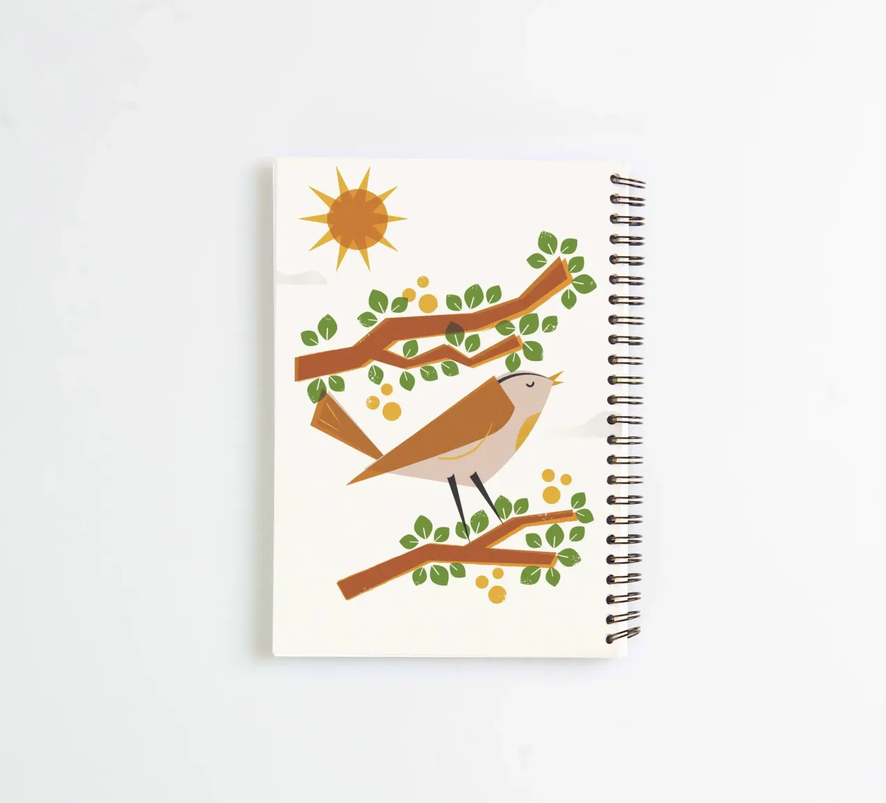 Songbird spiral notebook by 2fevrierArtStudio
