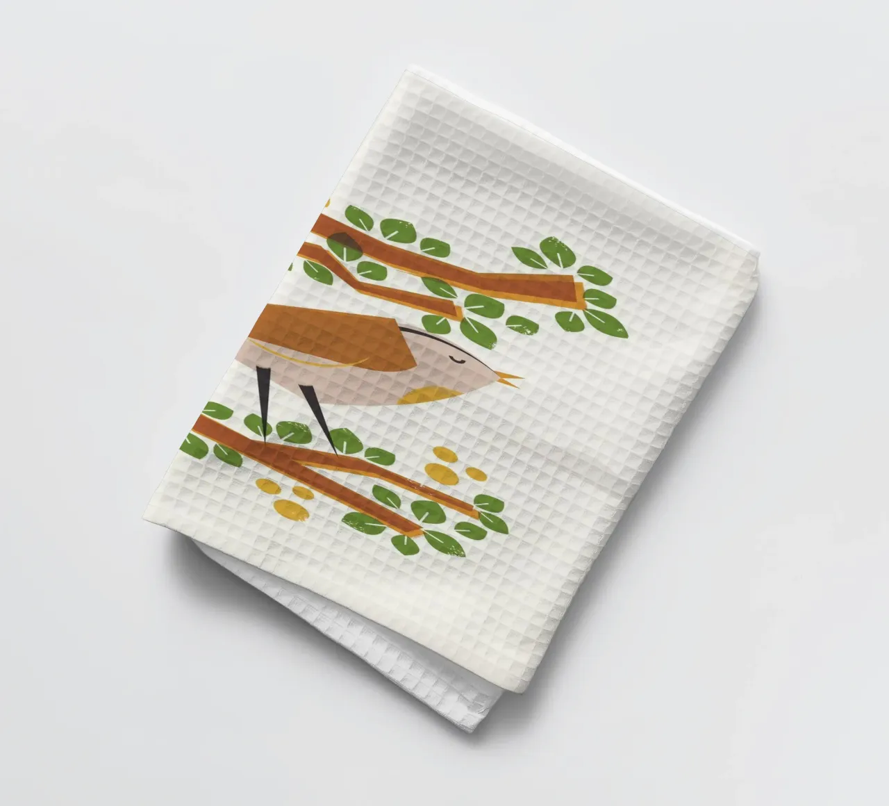 Uccello canoro canovaccio da cucina da 2fevrierArtStudio