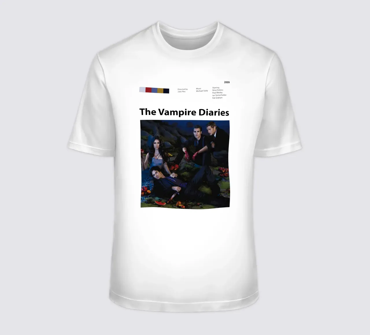 The Vampire Diaries t-shirt da The Movie Wall