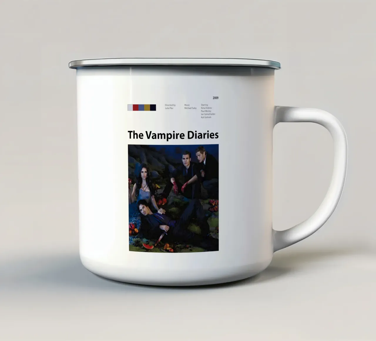 The Vampire Diaries tazza in smalto da The Movie Wall