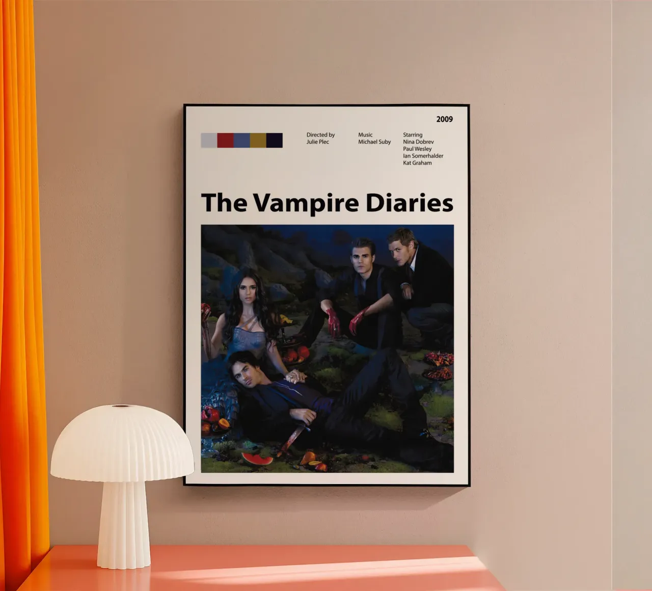 The Vampire Diaries plexiglass da The Movie Wall