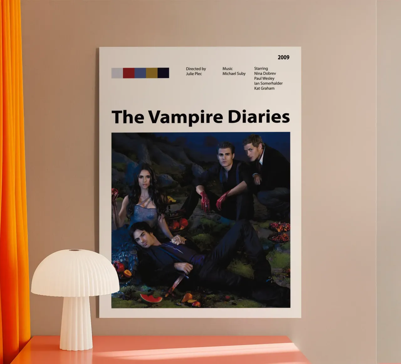 The Vampire Diaries plexiglass da The Movie Wall