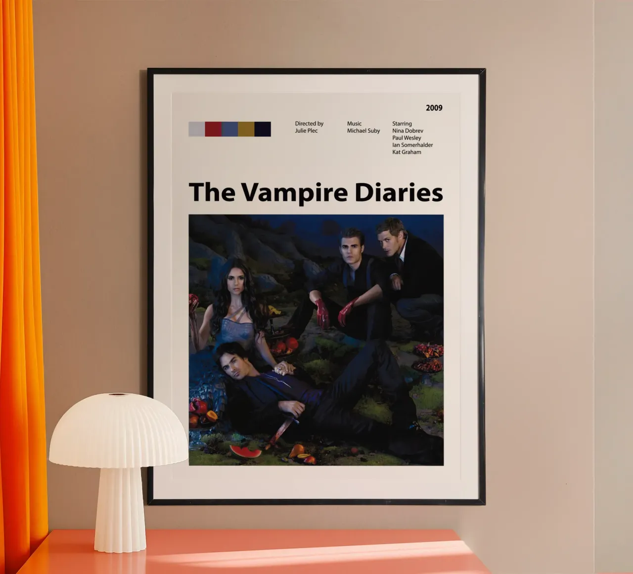 The Vampire Diaries carta hahnemühle da The Movie Wall