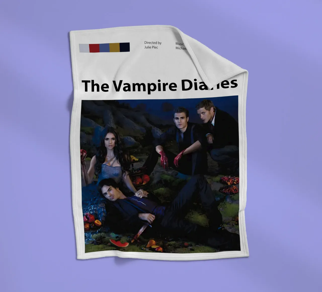 The Vampire Diaries coperta in pile da The Movie Wall