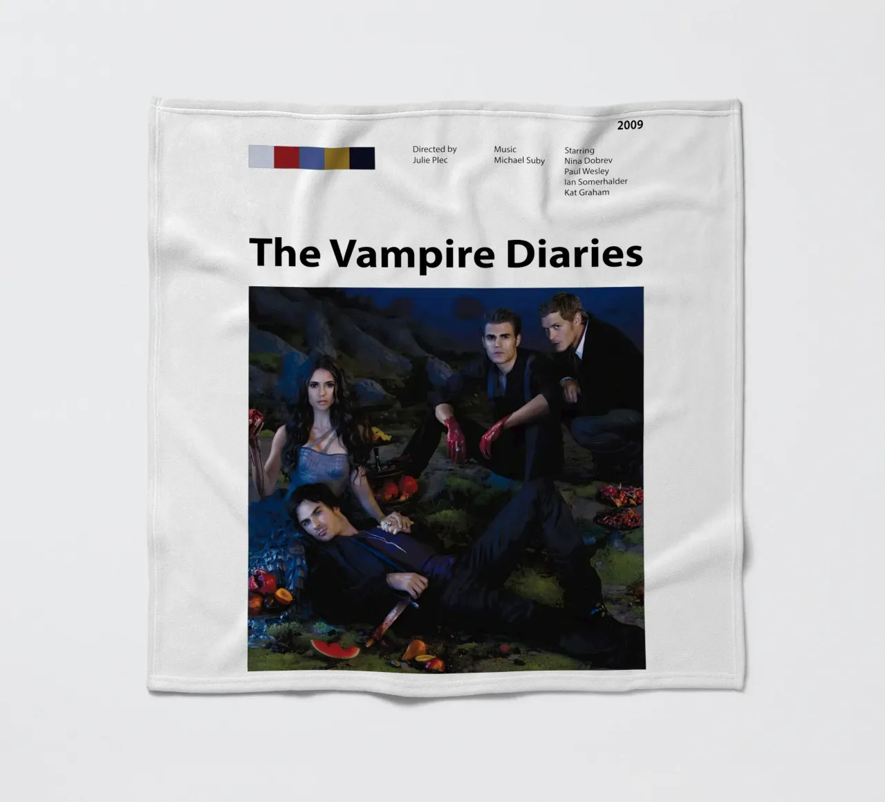 The Vampire Diaries coperta in pile da The Movie Wall