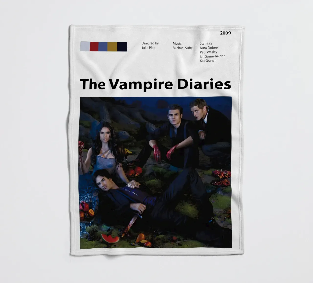 The Vampire Diaries coperta in pile da The Movie Wall