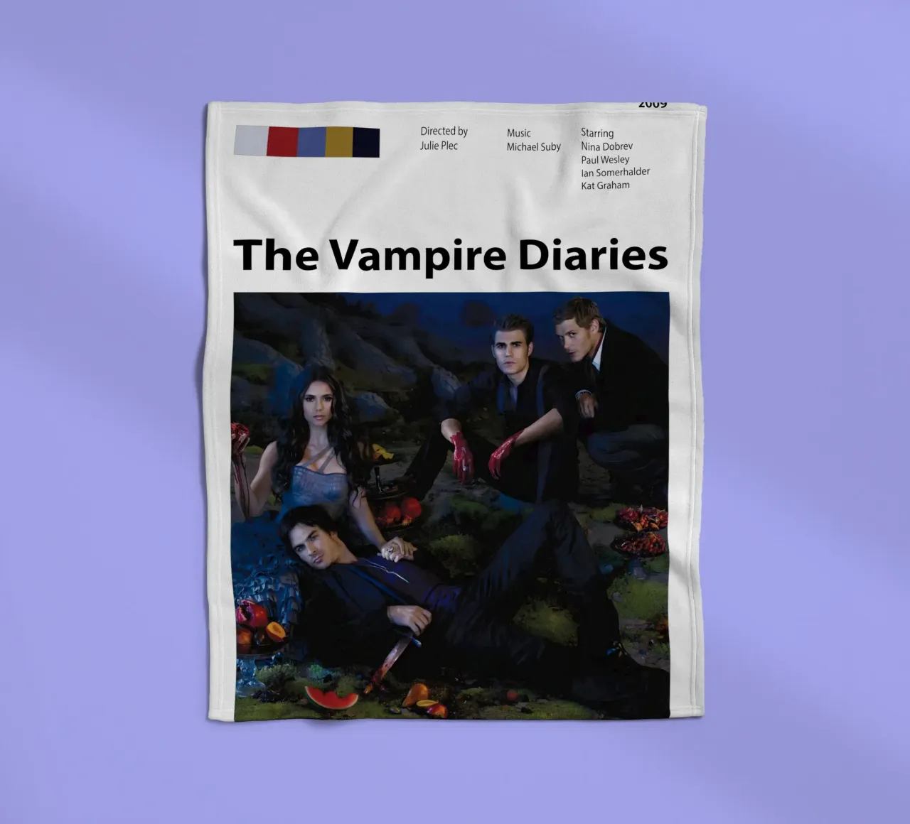 The Vampire Diaries coperta in pile da The Movie Wall