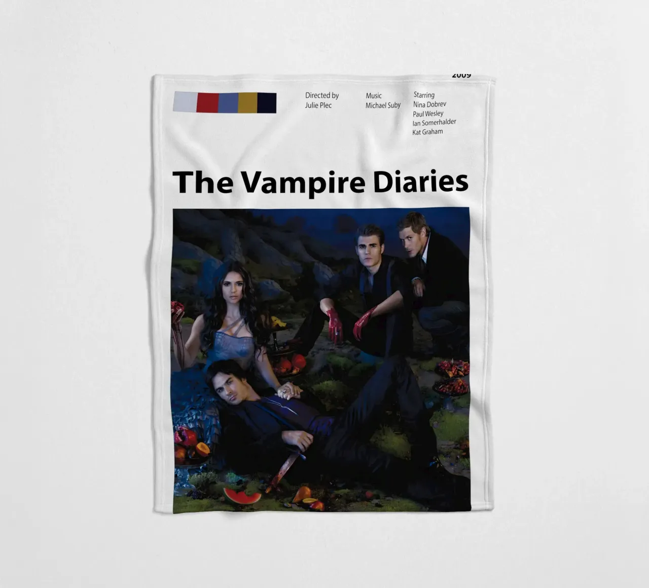 The Vampire Diaries coperta in pile da The Movie Wall