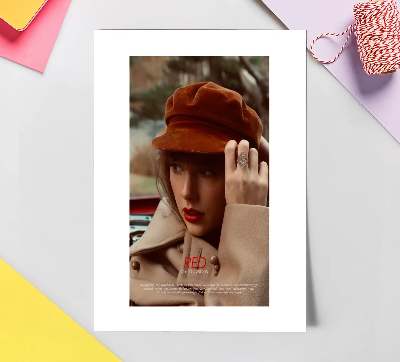 Red (Taylor’s Version) foglio adesivo da Attaboy Dsgn