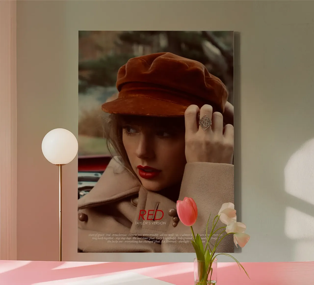 Red (Taylor’s Version) tela da Attaboy Dsgn