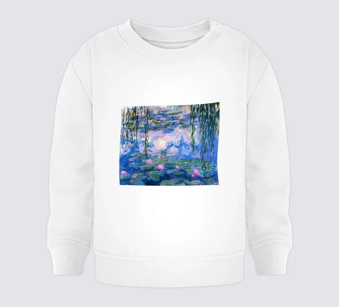 claude monet quadro palude chiara felpa neonato da belong shop
