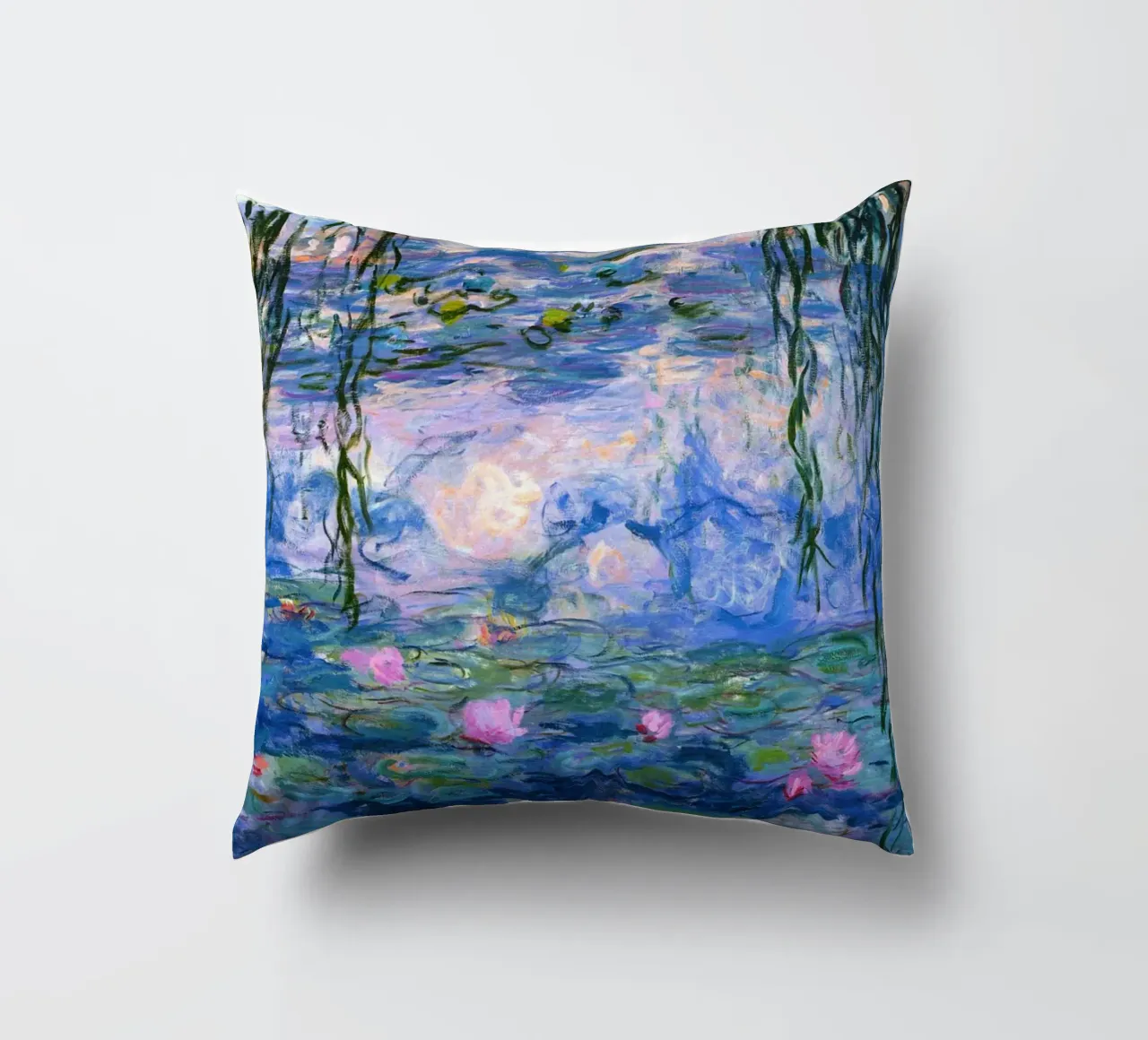 claude monet quadro palude chiara cuscino da belong shop