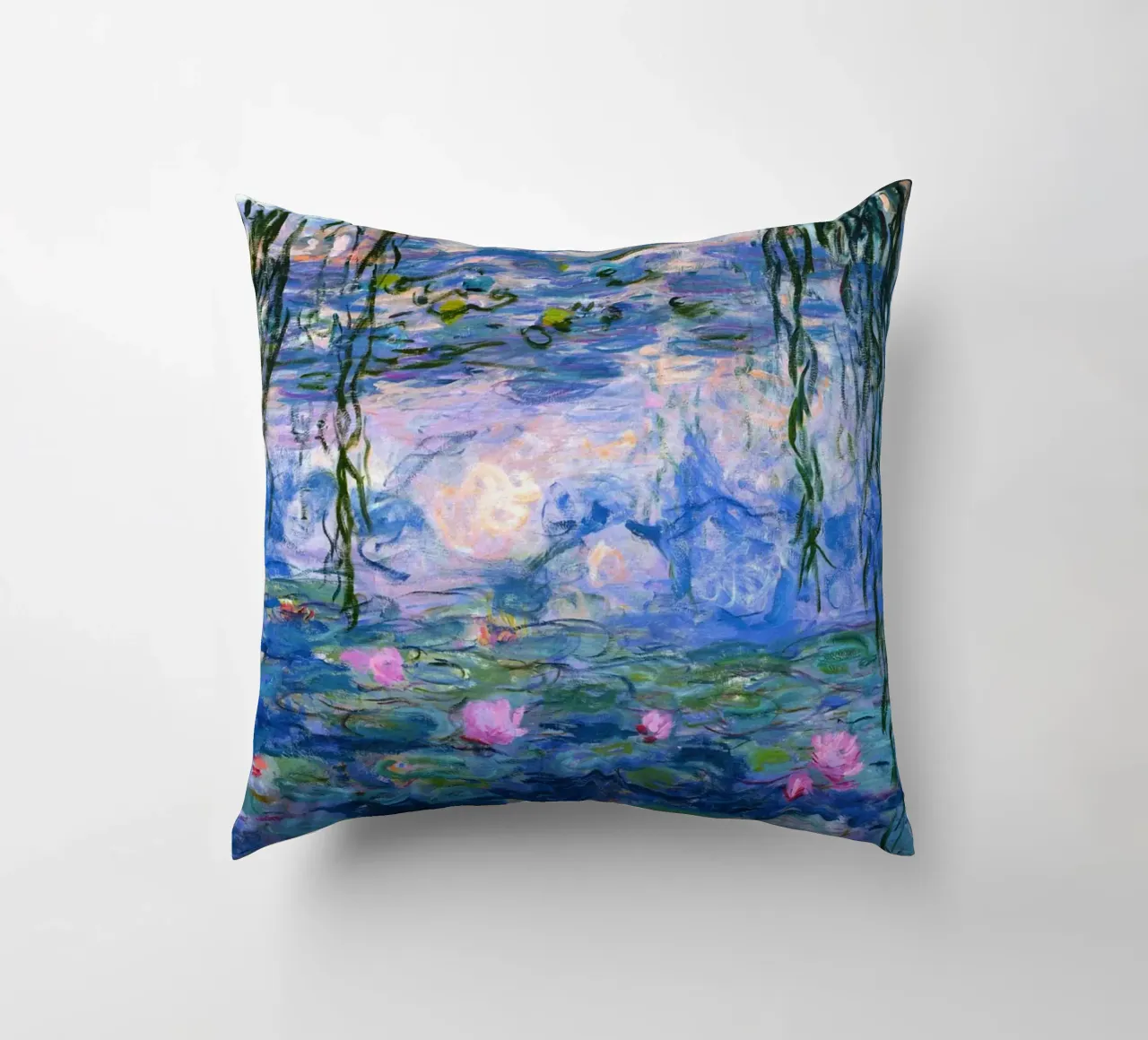 claude monet quadro palude chiara cuscino da belong shop