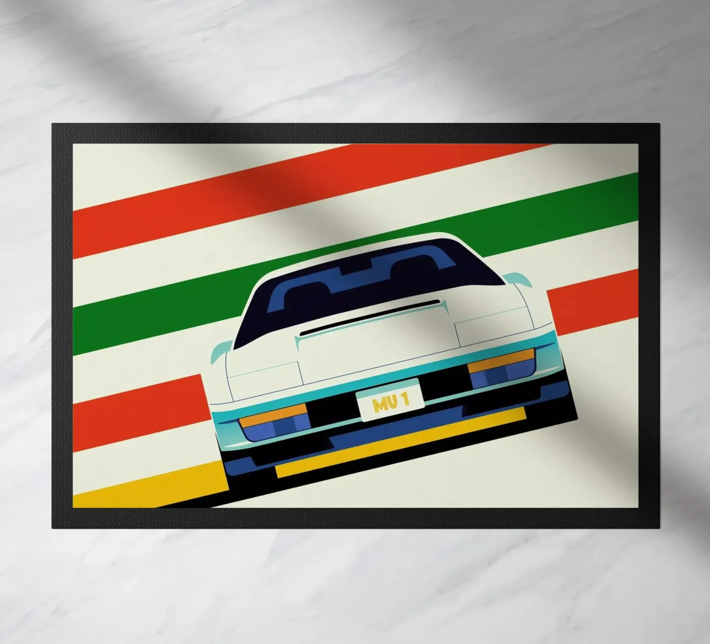 Ferrari Front doormat by Bo Lundberg