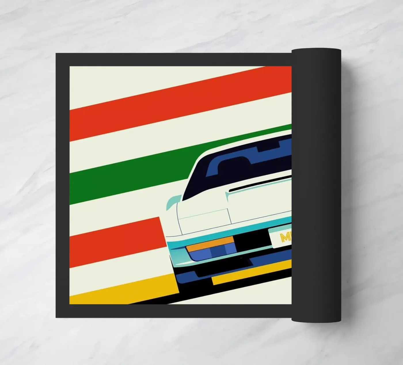 Ferrari Front doormat by Bo Lundberg