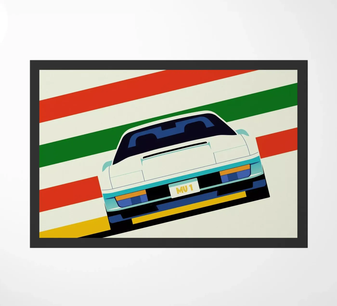 Ferrari Front doormat by Bo Lundberg