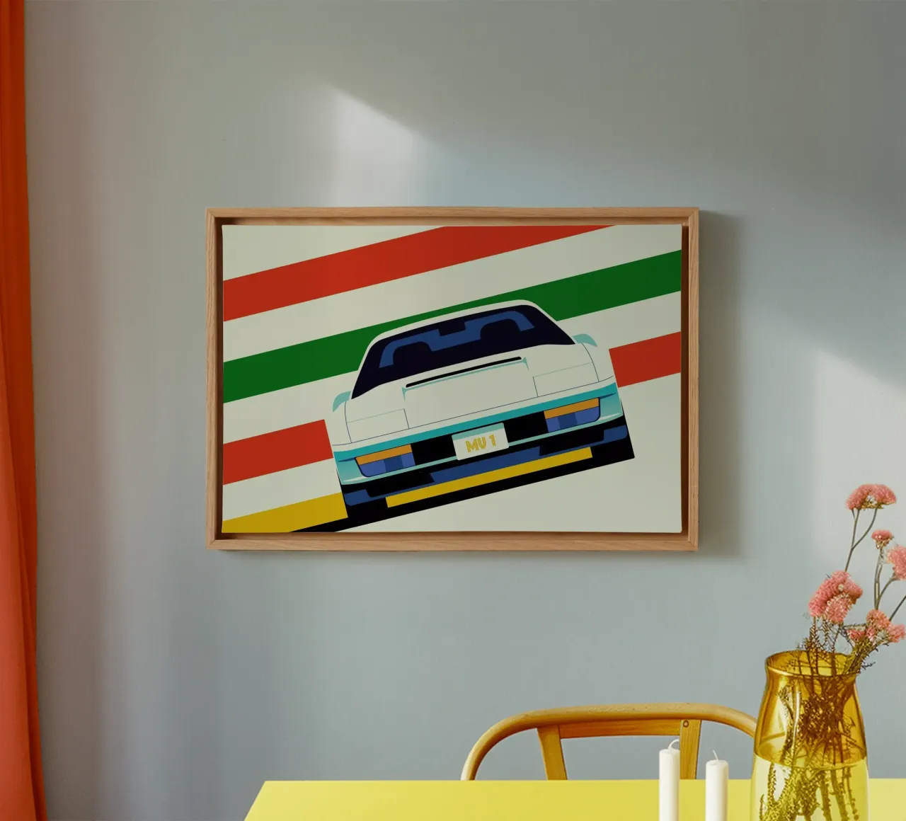 Ferrari Front tela con Cornice a cassetta da Bo Lundberg