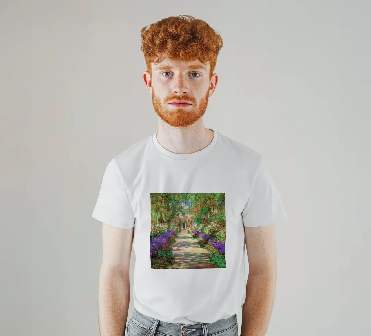 Claude Monet, dipinto del bosco di primavera t-shirt da belong shop