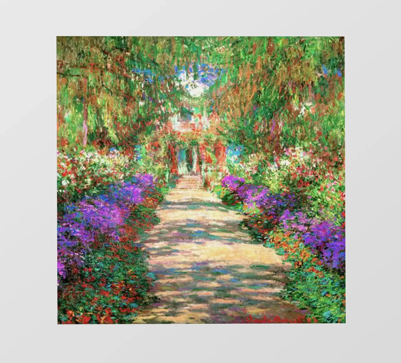 Claude Monet, dipinto del bosco di primavera telo in pvc da belong shop