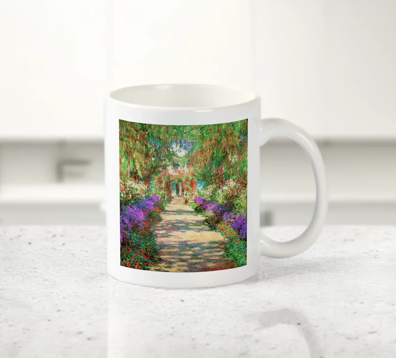 Claude Monet, dipinto del bosco di primavera tazza in ceramica da belong shop