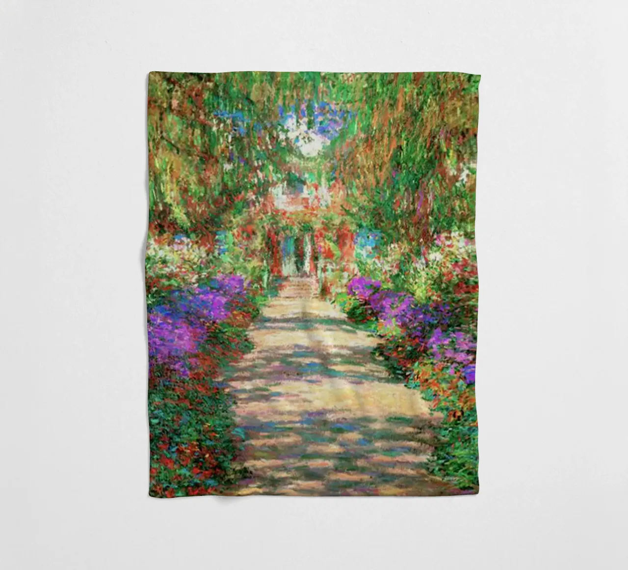 Claude Monet, dipinto del bosco di primavera coperta in pile da belong shop