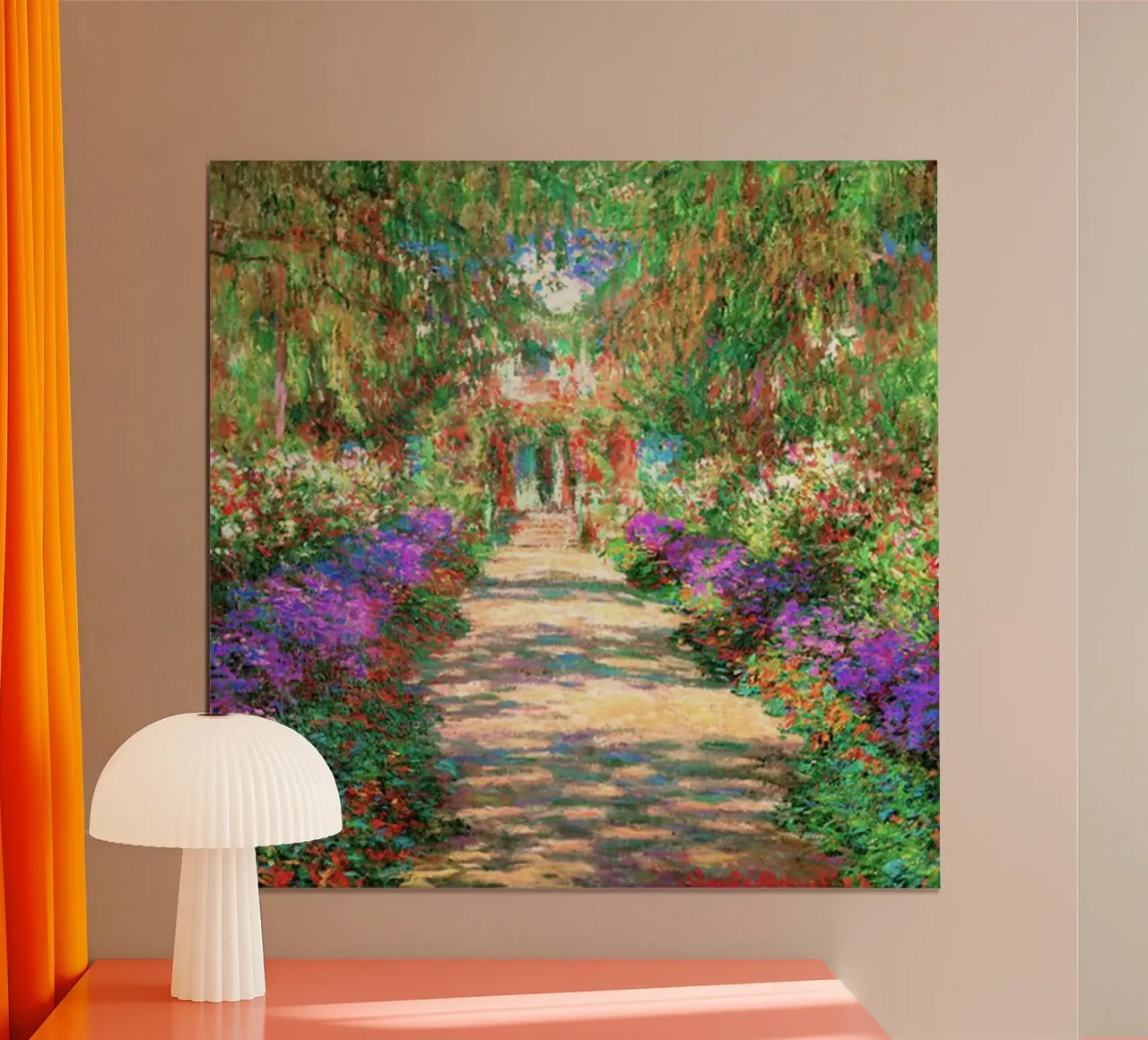 Claude Monet, dipinto del bosco di primavera carta hahnemühle da belong shop