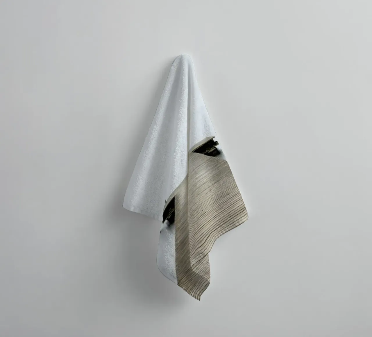 Pontile Sul Lago Garda I towel by Michael J. Reibert
